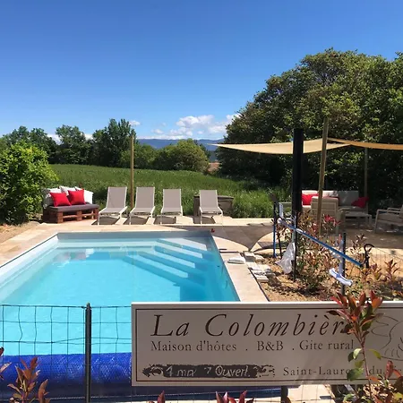 فندق مبيت وإفطار La Colombiere Du Chateau سان لوران دو فيردون